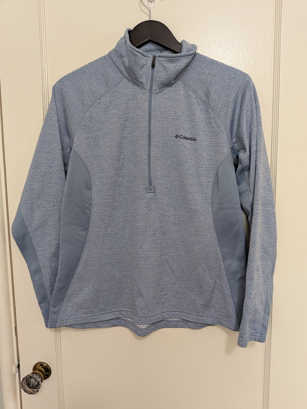 Columbia Light Blue Half-Zip Pullover